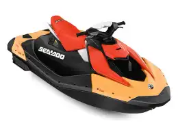 2025 Sea-doo Watercraft Spark For 2 Sunrise Orange / Dragon Red 60